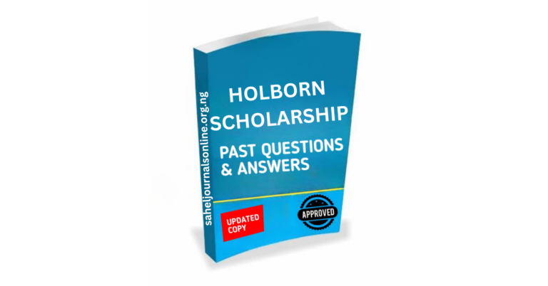 Holborn Scholarship Past Questions and Answers | PDF Download